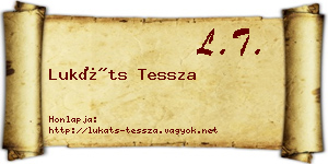 Lukáts Tessza névjegykártya